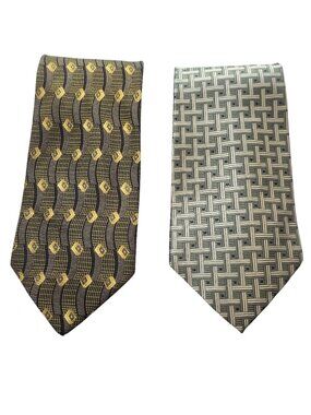 TODAY'S MAN Bundle of 2 100% Silk Ties - Men's OS